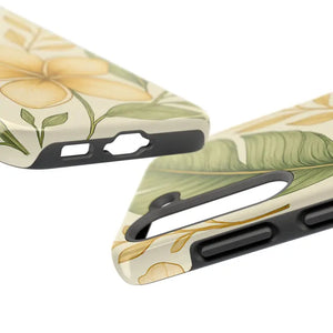 Tropical Floral Phone Case with Shock Absorption Vibrant Style - Dipaliz - Mobile Cases