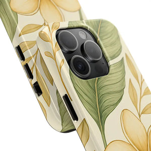 Tropical Floral Phone Case with Shock Absorption Vibrant Style - Dipaliz - Mobile Cases