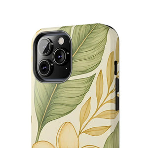 Tropical Floral Phone Case with Shock Absorption Vibrant Style - Dipaliz - Mobile Cases
