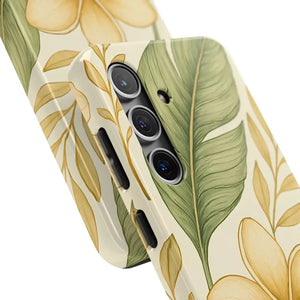 Tropical Floral Phone Case with Shock Absorption Vibrant Style - Dipaliz - Mobile Cases