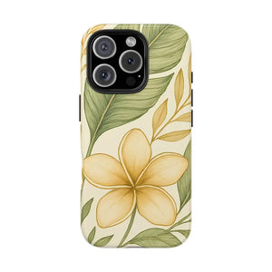 Tropical Floral Phone Case with Shock Absorption Vibrant Style - Dipaliz - Iphone 16 Pro - Mobile Cases