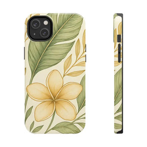 Tropical Floral Phone Case with Shock Absorption Vibrant Style - Dipaliz - Iphone 14 Plus - Mobile Cases