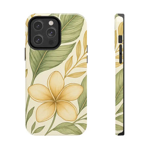 Tropical Floral Phone Case with Shock Absorption Vibrant Style - Dipaliz - Iphone 14 Pro Max - Mobile Cases