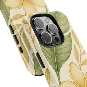 Tropical Floral Phone Case with Shock Absorption Vibrant Style - Dipaliz - Mobile Cases