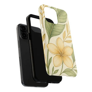 Tropical Floral Phone Case with Shock Absorption Vibrant Style - Dipaliz - Mobile Cases
