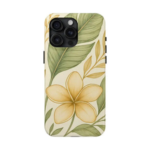Tropical Floral Phone Case with Shock Absorption Vibrant Style - Dipaliz - Iphone 15 Pro Max - Mobile Cases