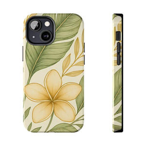 Tropical Floral Phone Case with Shock Absorption Vibrant Style - Dipaliz - Iphone 13 Mini - Mobile Cases