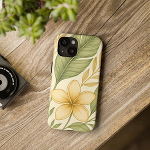 Tropical Floral Phone Case with Shock Absorption Vibrant Style - Dipaliz - Mobile Cases