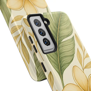 Tropical Floral Phone Case with Shock Absorption Vibrant Style - Dipaliz - Mobile Cases