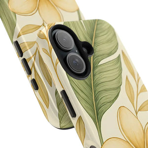 Tropical Floral Phone Case with Shock Absorption Vibrant Style - Dipaliz - Mobile Cases