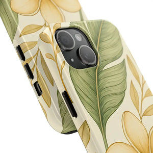 Tropical Floral Phone Case with Shock Absorption Vibrant Style - Dipaliz - Mobile Cases