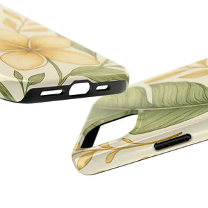Tropical Floral Phone Case with Shock Absorption Vibrant Style - Dipaliz - Mobile Cases