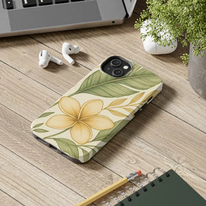 Tropical Floral Phone Case with Shock Absorption Vibrant Style - Dipaliz - Mobile Cases
