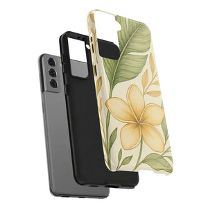 Tropical Floral Phone Case with Shock Absorption Vibrant Style - Dipaliz - Mobile Cases