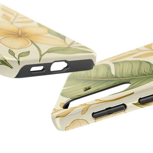 Tropical Floral Phone Case with Shock Absorption Vibrant Style - Dipaliz - Mobile Cases