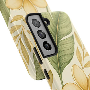 Tropical Floral Phone Case with Shock Absorption Vibrant Style - Dipaliz - Mobile Cases