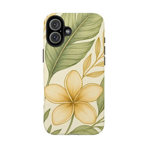 Tropical Floral Phone Case with Shock Absorption Vibrant Style - Dipaliz - Iphone 16 Plus - Mobile Cases