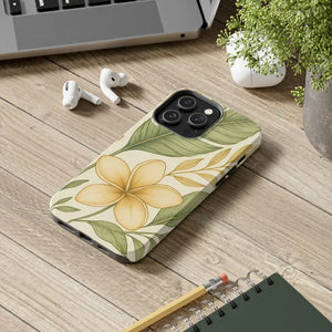 Tropical Floral Phone Case with Shock Absorption Vibrant Style - Dipaliz - Mobile Cases