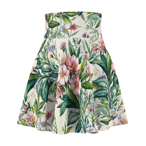 Tropical Floral Skater Skirt - Bold Summer Print - Dipaliz - Skirts