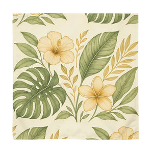 Vibrant Tropical Floral Cloth Napkin Set Soft Cotton - Dipaliz - Napkins