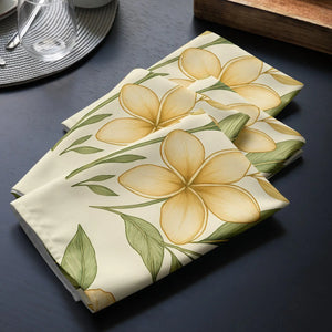 Vibrant Tropical Floral Cloth Napkin Set Soft Cotton - Dipaliz - Napkins