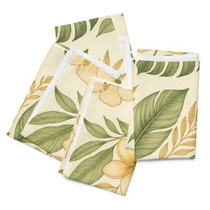 Vibrant Tropical Floral Cloth Napkin Set Soft Cotton - Dipaliz - Napkins