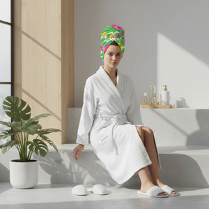 Hibiscus Beach Towel – Soft Cotton Tropical - Dipaliz - Towels