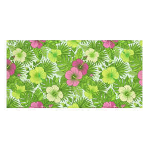 Tropical Hibiscus Beach Towel – Cotton Backing - Dipaliz - Towels