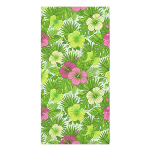 Tropical Hibiscus Beach Towel – Cotton Backing - Dipaliz - Towels