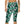 Tropical Leaf Capri Leggings – Green Monstera Palm All-over Print - Xs