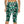 Tropical Leaf Capri Leggings – Green Monstera Palm All-over Print - Xs