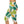 Tropical Capri Leggings - Botanical Island Vibes - Dipaliz