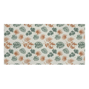 Tropical Leaf Cotton Towel – Large Beach Bath - Dipaliz - Towels
