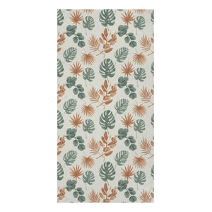 Tropical Leaf Cotton Towel – Large Beach Bath - Dipaliz - Towels