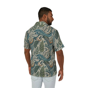 Lightweight Tropical Leaf Hawaiian Shirt - Camp - Dipaliz - Shirts - s