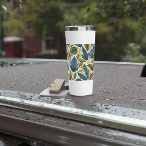 Tropical Leaf Insulated Tumbler - Nature Lovers Gift - Dipaliz - Tumblers