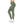 Botanical Print Leggings - Green Tropical Leaf Activewear - Dipaliz