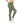 Botanical Print Leggings - Green Tropical Leaf Activewear - Dipaliz