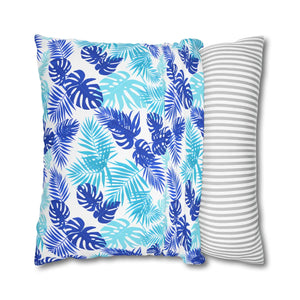 Tropical Leaf Pillowcase – Palm Square Throw - Dipaliz - Chair & Sofa Cushion Covers