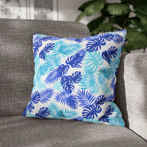 Tropical Leaf Pillowcase – Palm Square Throw - Dipaliz - Chair & Sofa Cushion Covers