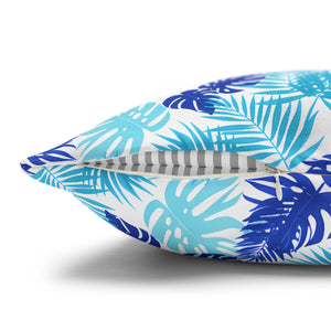 Tropical Leaf Pillowcase – Palm Square Throw - Dipaliz - Chair & Sofa Cushion Covers