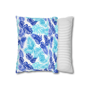 Tropical Leaf Pillowcase – Palm Square Throw - Dipaliz - Chair & Sofa Cushion Covers