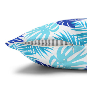 Tropical Leaf Pillowcase – Palm Square Throw - Dipaliz - Chair & Sofa Cushion Covers