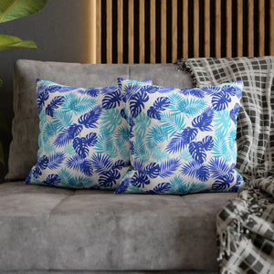 Tropical Leaf Pillowcase – Palm Square Throw - Dipaliz - Chair & Sofa Cushion Covers