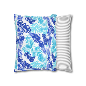 Tropical Leaf Pillowcase – Palm Square Throw - Dipaliz - Chair & Sofa Cushion Covers