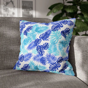 Tropical Leaf Pillowcase – Palm Square Throw - Dipaliz - Chair & Sofa Cushion Covers