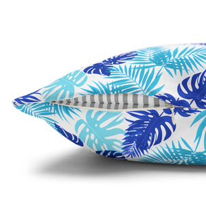 Tropical Leaf Pillowcase – Palm Square Throw - Dipaliz - Chair & Sofa Cushion Covers