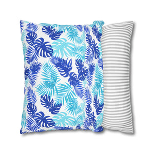 Tropical Leaf Pillowcase – Palm Square Throw - Dipaliz - Chair & Sofa Cushion Covers