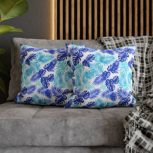 Tropical Leaf Pillowcase – Palm Square Throw - Dipaliz - Chair & Sofa Cushion Covers