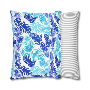 Tropical Leaf Pillowcase – Palm Square Throw - Dipaliz - Chair & Sofa Cushion Covers